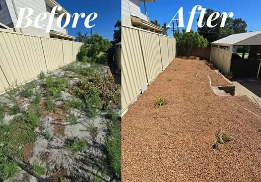 Fresh Cuts gardening work — before and after #4